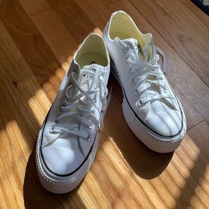 Converse platform low tops